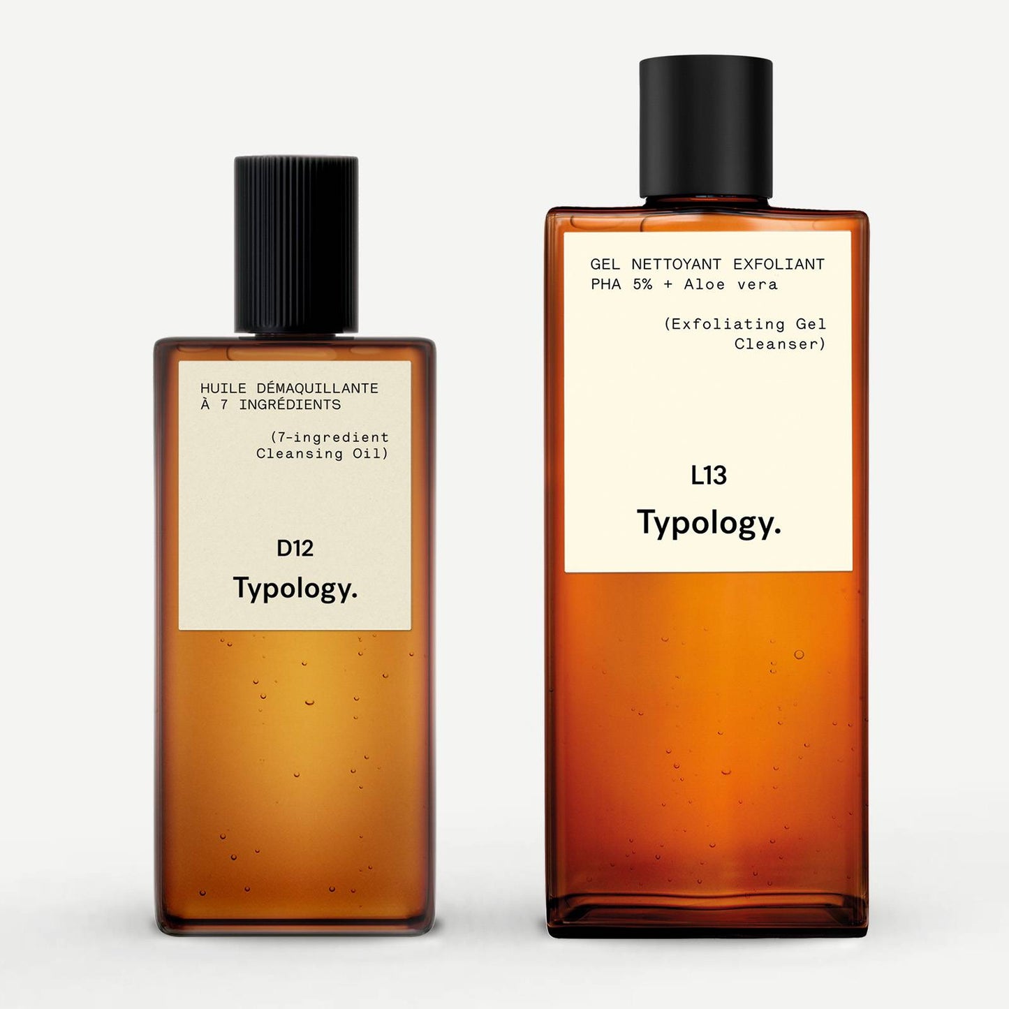 Double nettoyage exfoliant minimaliste