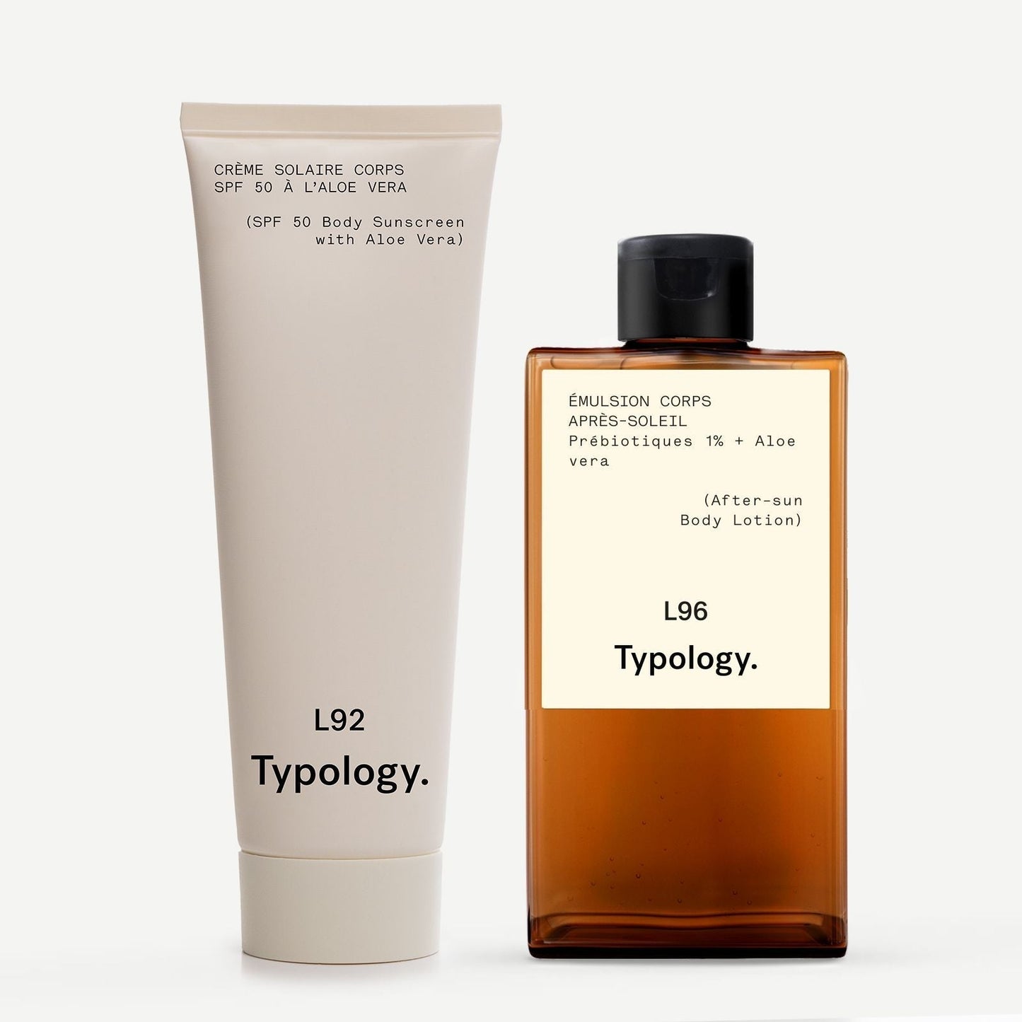 Duo SPF 50 et après soleil corps