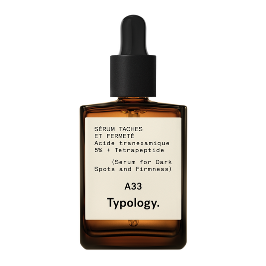 A33 - Sérum hyperpigmentation et perte de fermeté Acide tranexamique 5% + tetrapeptide